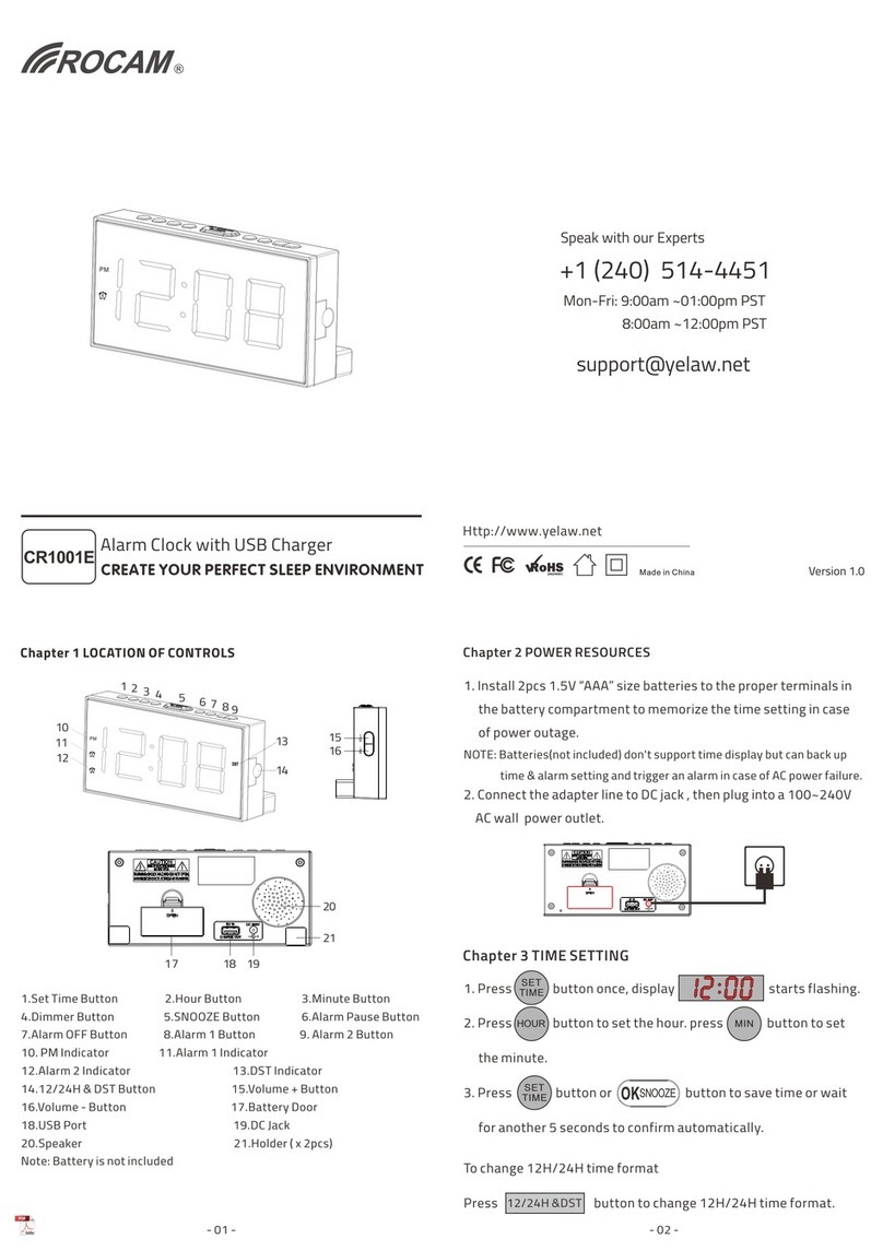ROCAM CR1001E quick guide