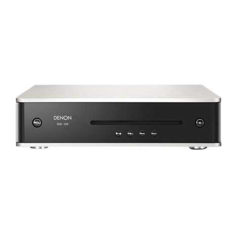 Denon DCD-100 User manual