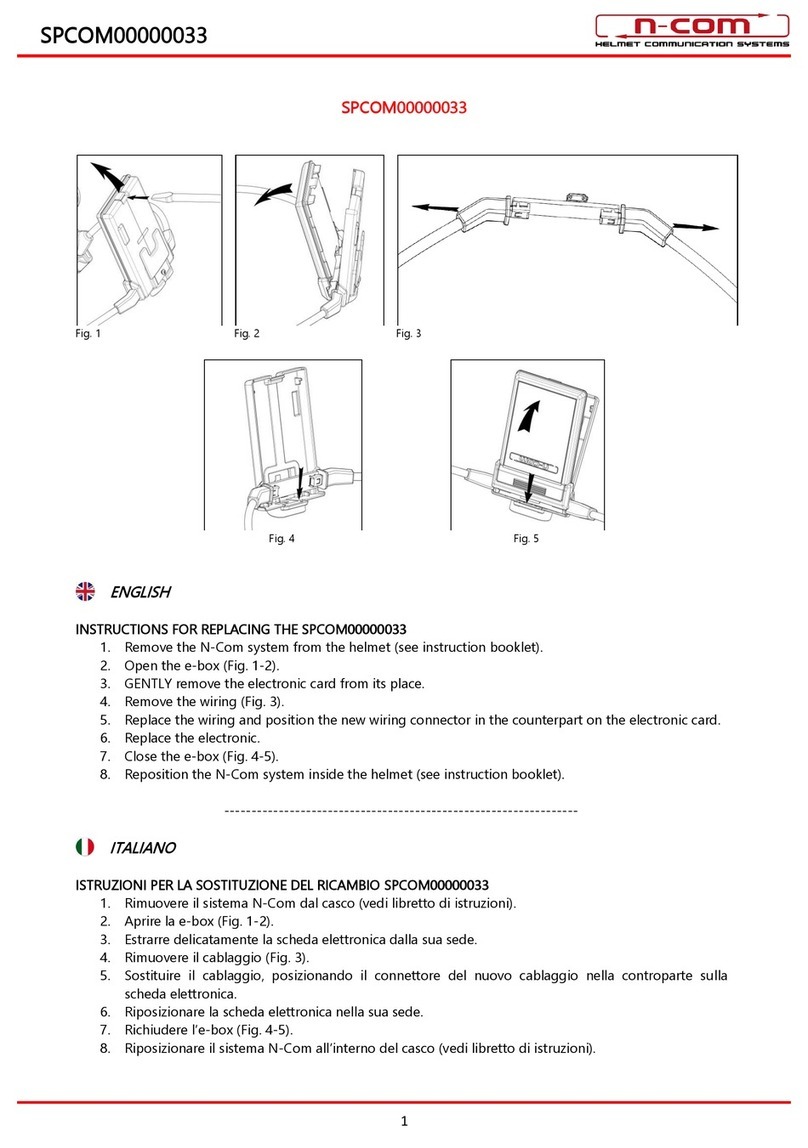 N-Com SPCOM00000033 User manual N-Com SPCOM00000033 User manual