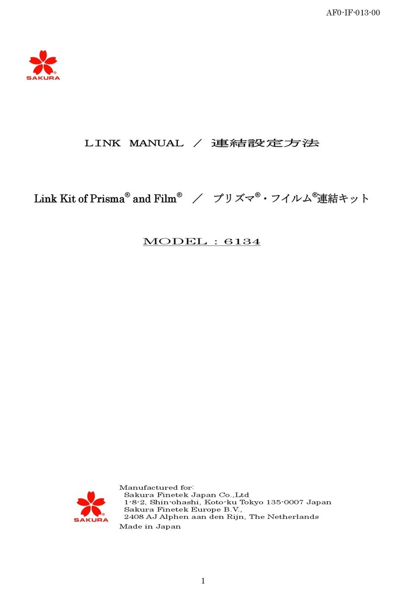 Sakura 6134 User manual