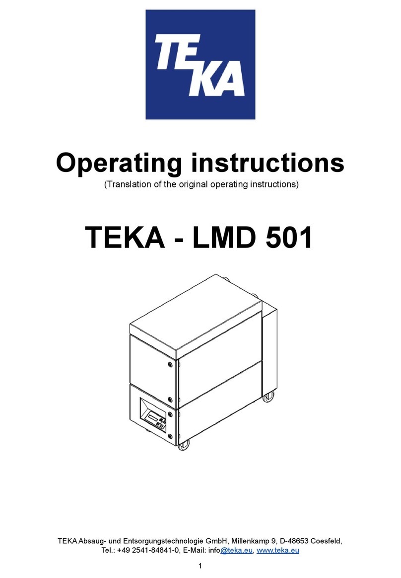 Teka LMD 501 operating instructions