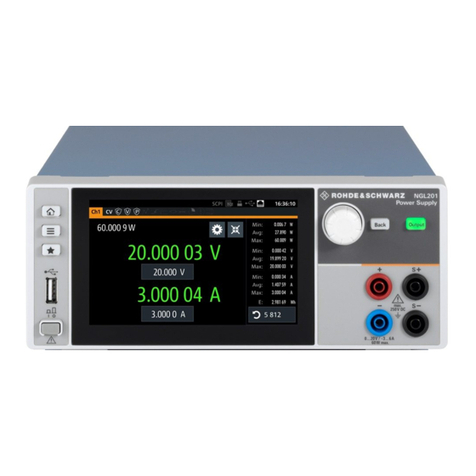 R&S NGL200 series User manual R&S NGL200 series User manual