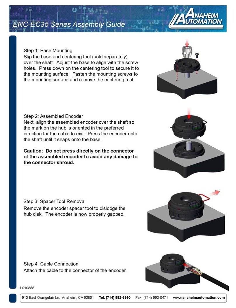 Anaheim Automation ENC-EC35 Series User manual