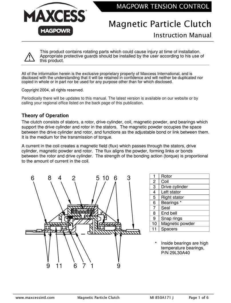 Maxcess MAGPOWR C1 User manual