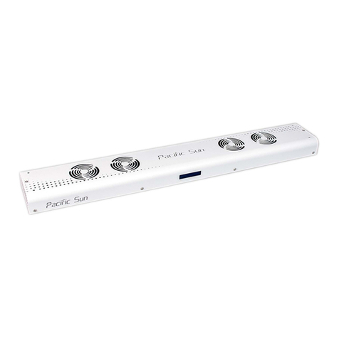 Pacific Sun Alpha LED lamp 215W user manual