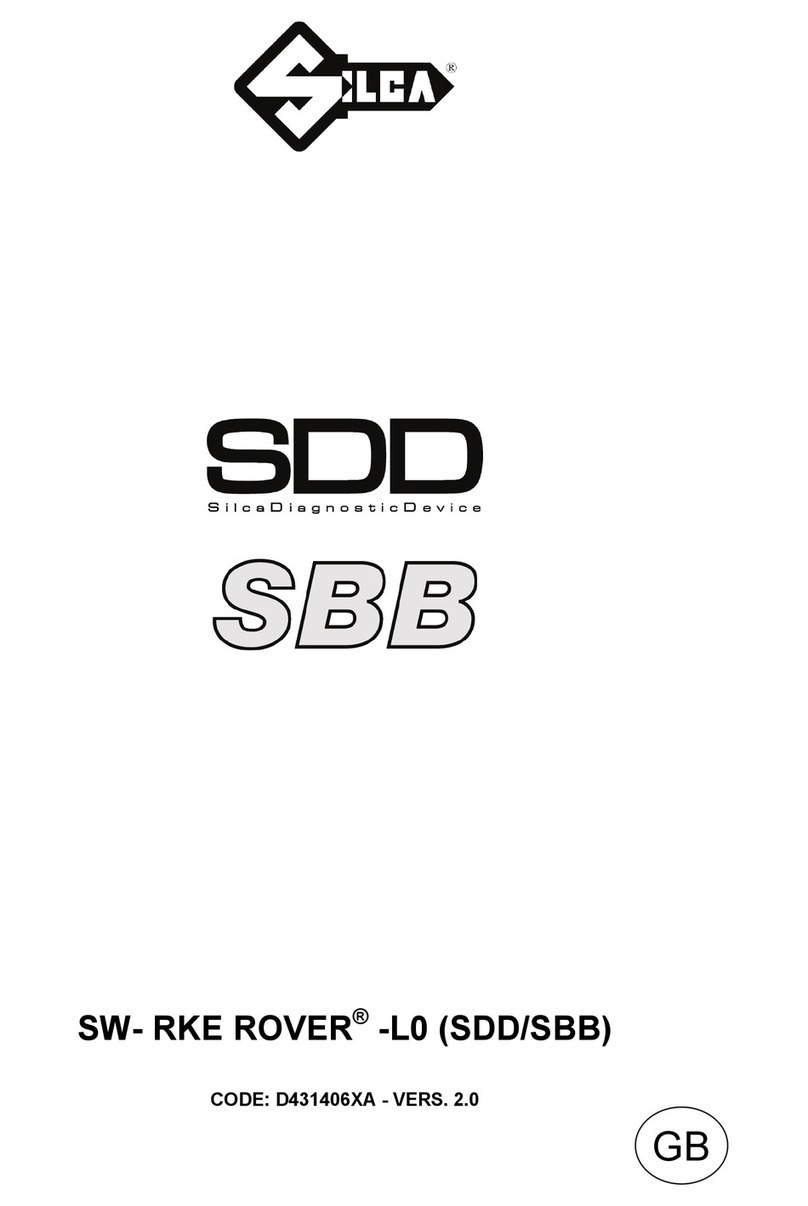 Silca SW-RKE ROVER-L0 SDD manual