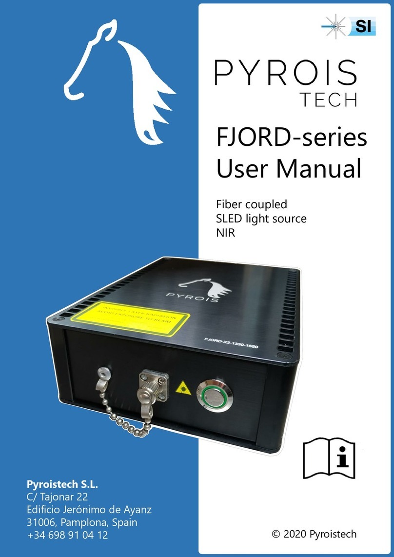 Pyroistech FJORD Series user manual Pyroistech FJORD Series user manual