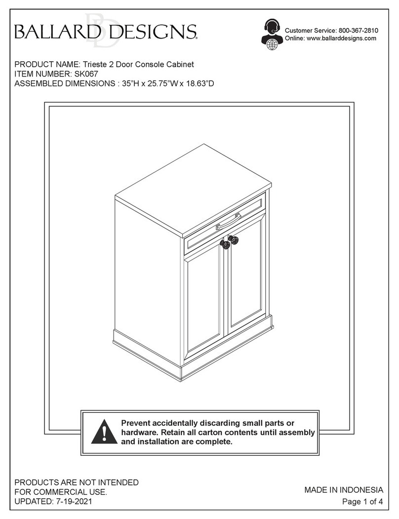 Ballard Designs Trieste User manual