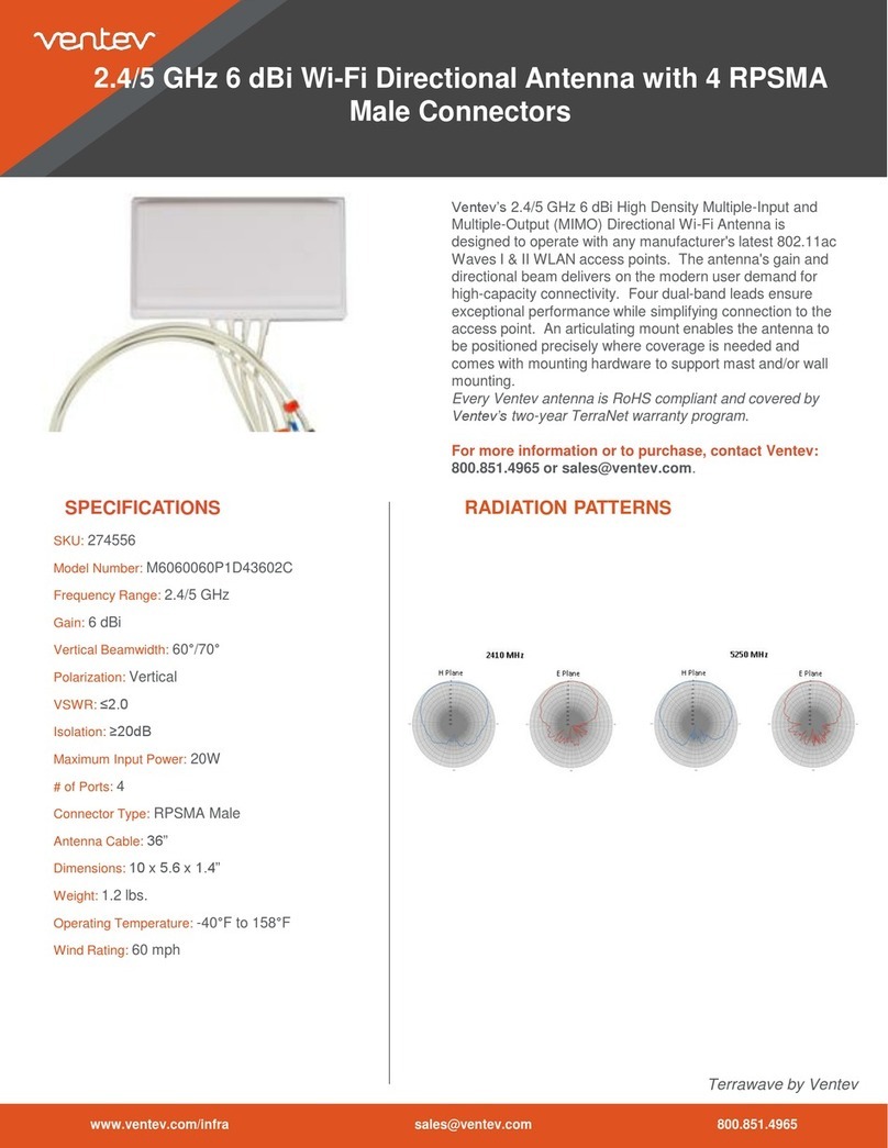 Ventev Terrawave User manual