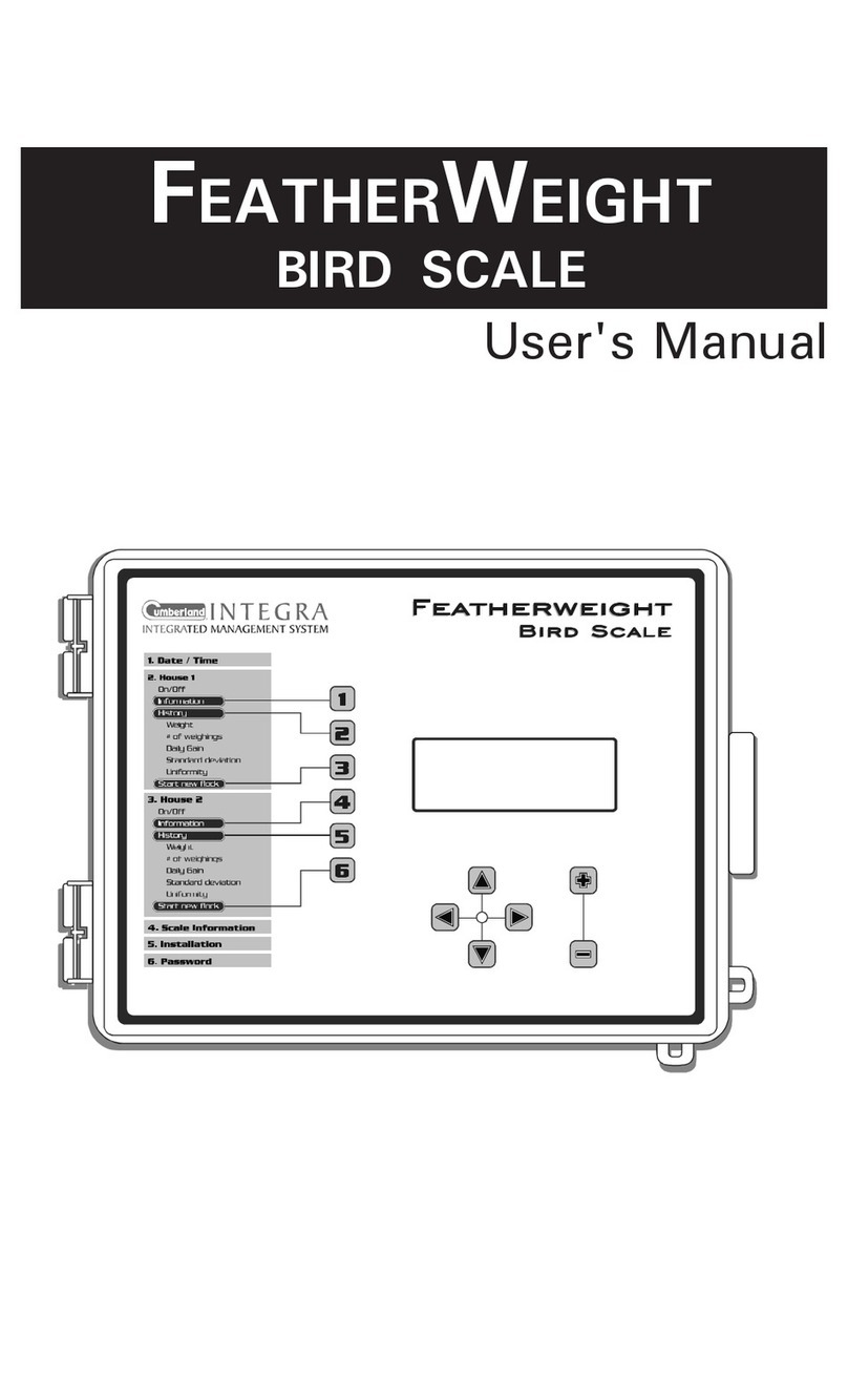 Integra FeatherWeight Bird Scale user manual
