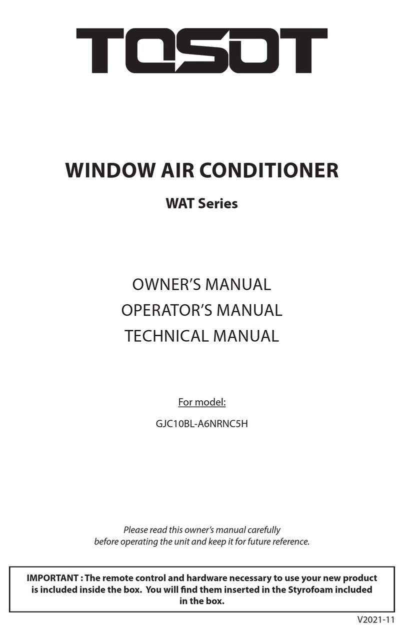 Tosot WAT Series User manual