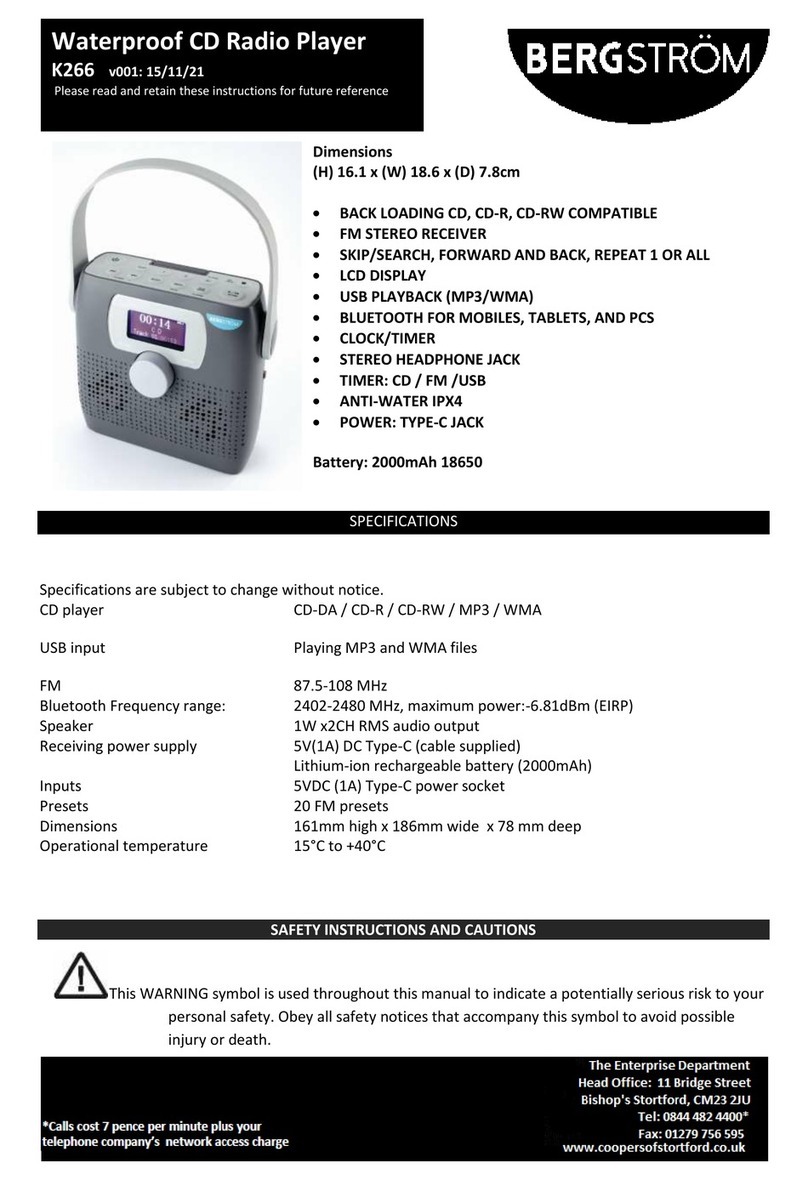 Bergstrom K266 manual