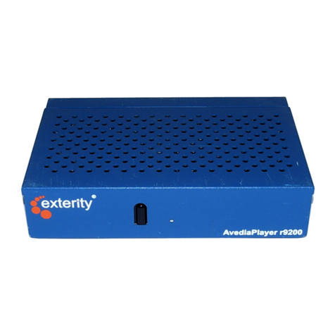 Exterity AvediaPlayer r92 Series Administrator's guide
