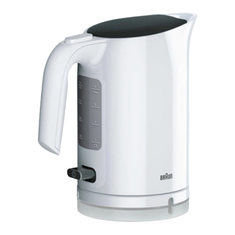 Braun PurEase WK 3000 User manual