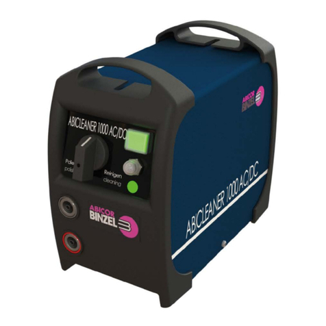 Abicor Binzel ABICLEANER 800 AC User manual