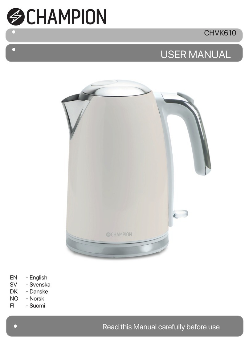 Champion CHVK610 User manual Champion CHVK610 User manual