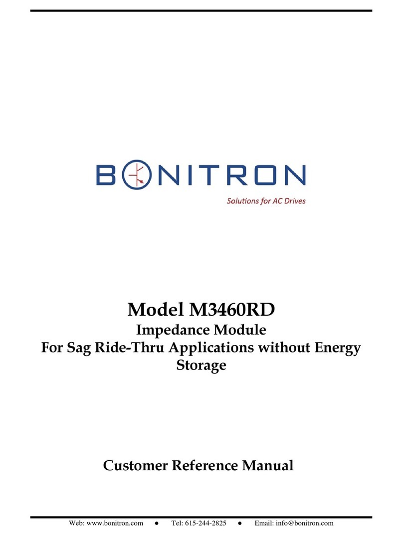 bonitron M3460RD manual