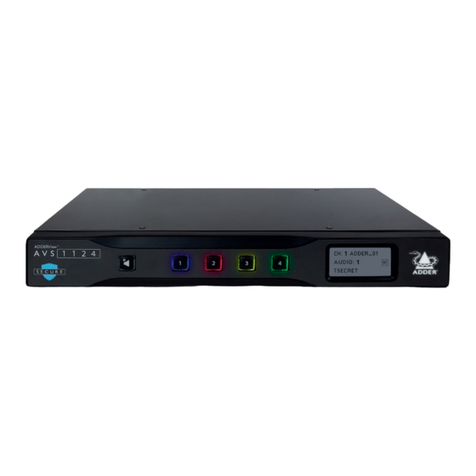 ADDER ADDERView Secure AVS-1124 user guide