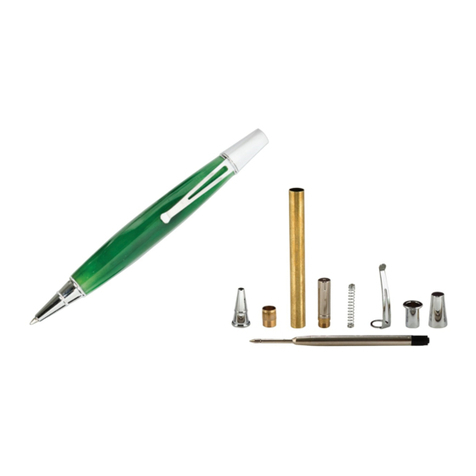 Axminster Woodturning Stylish Twist Pen Kit manual