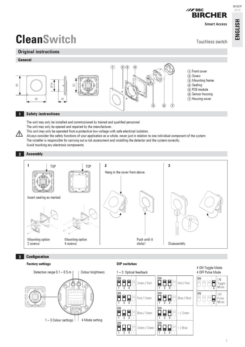 BBC Bircher CleanSwitch Original instructions