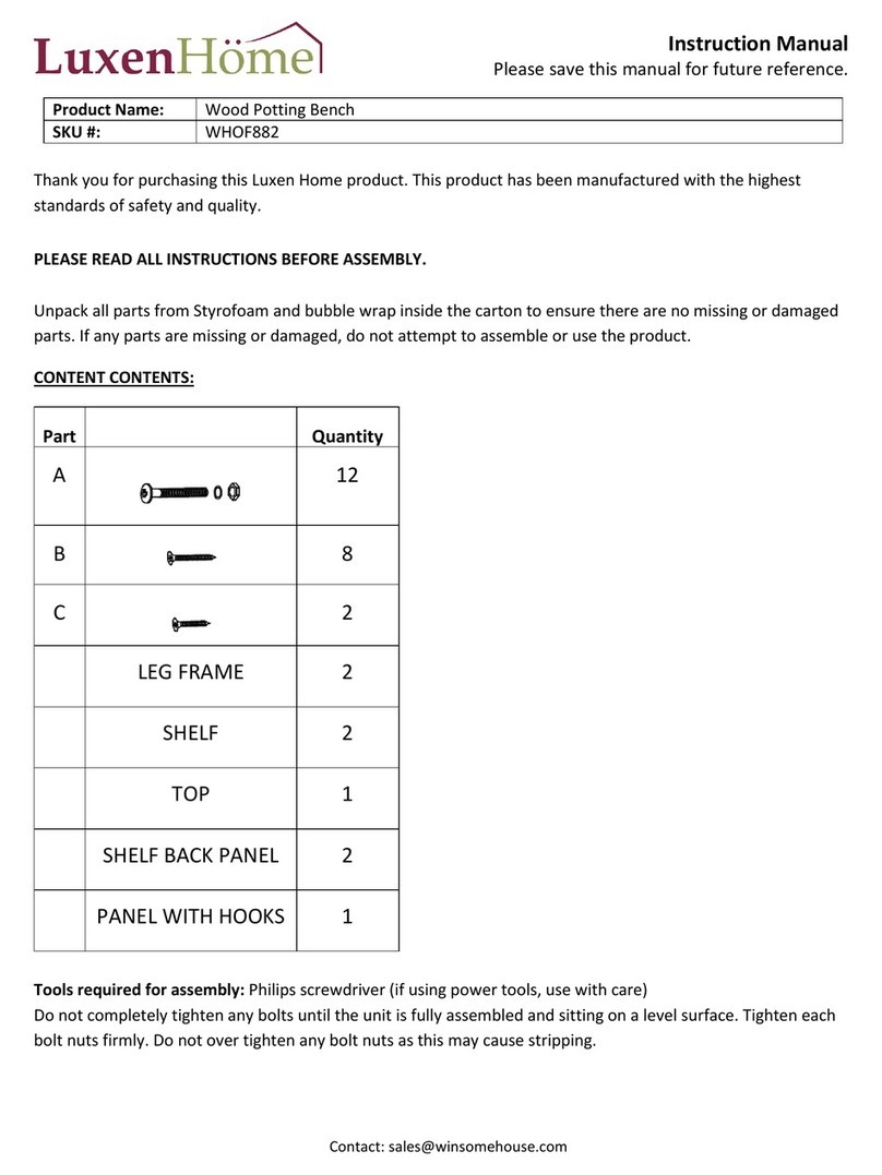 LuxenHome WHOF882 instruction manual