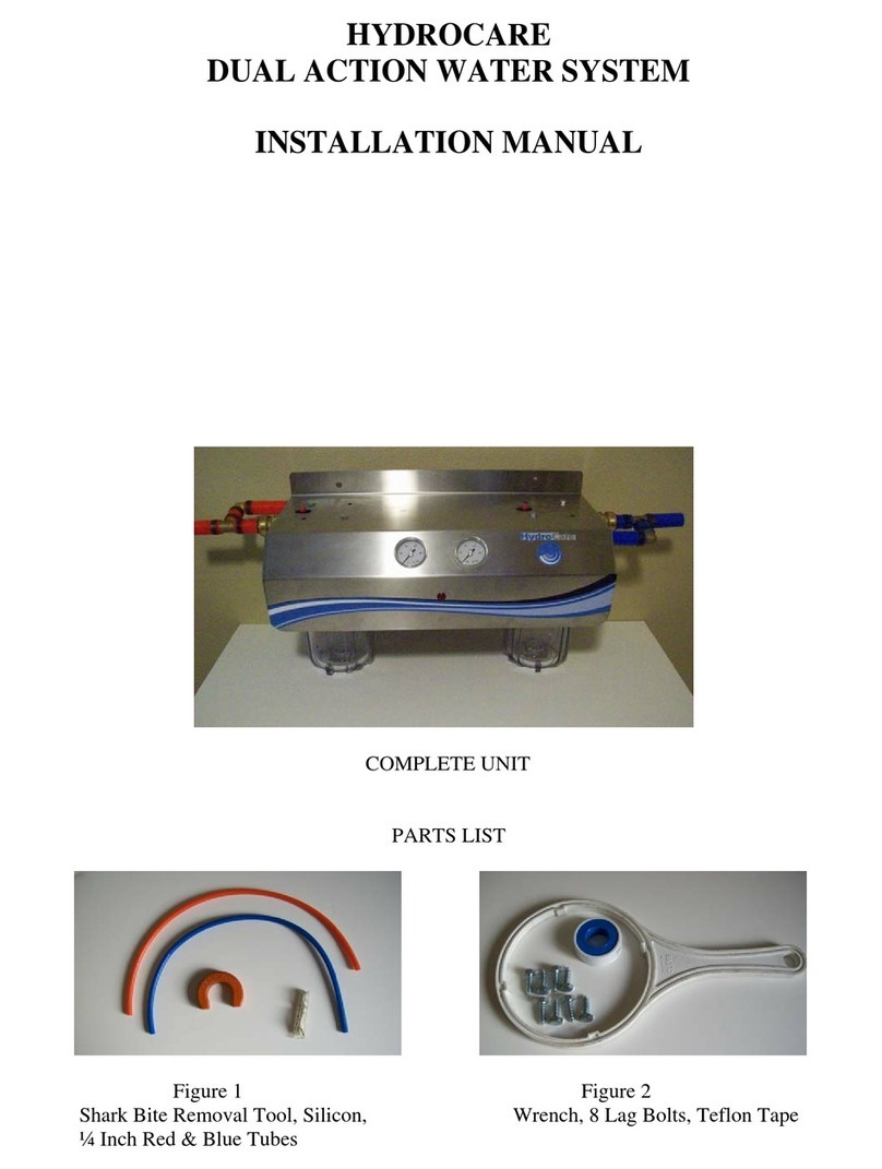 Wave Home Solutions HYDROCARE DUAL ACTION installation manual