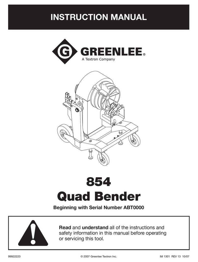 Textron GREENLEE 854 User manual