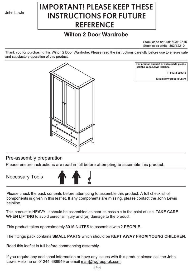 John Lewis 803/12315 User manual John Lewis 803/12315 User manual