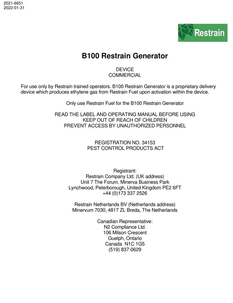 Restrain B100 manual
