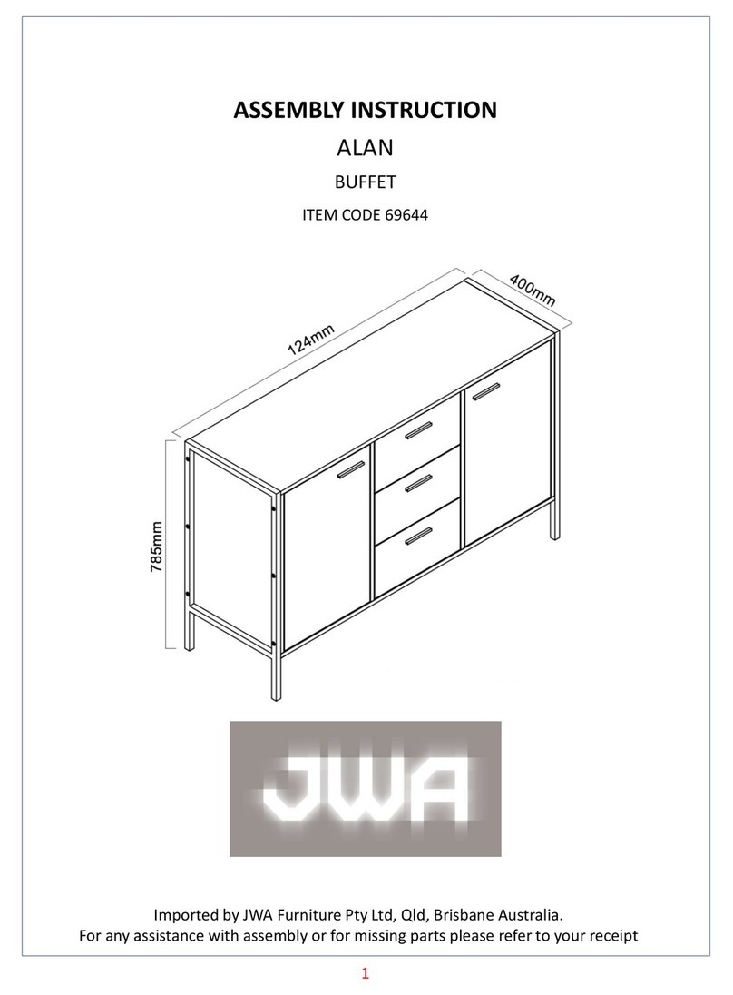 JWA ALAN 69644 Assembly instruction
