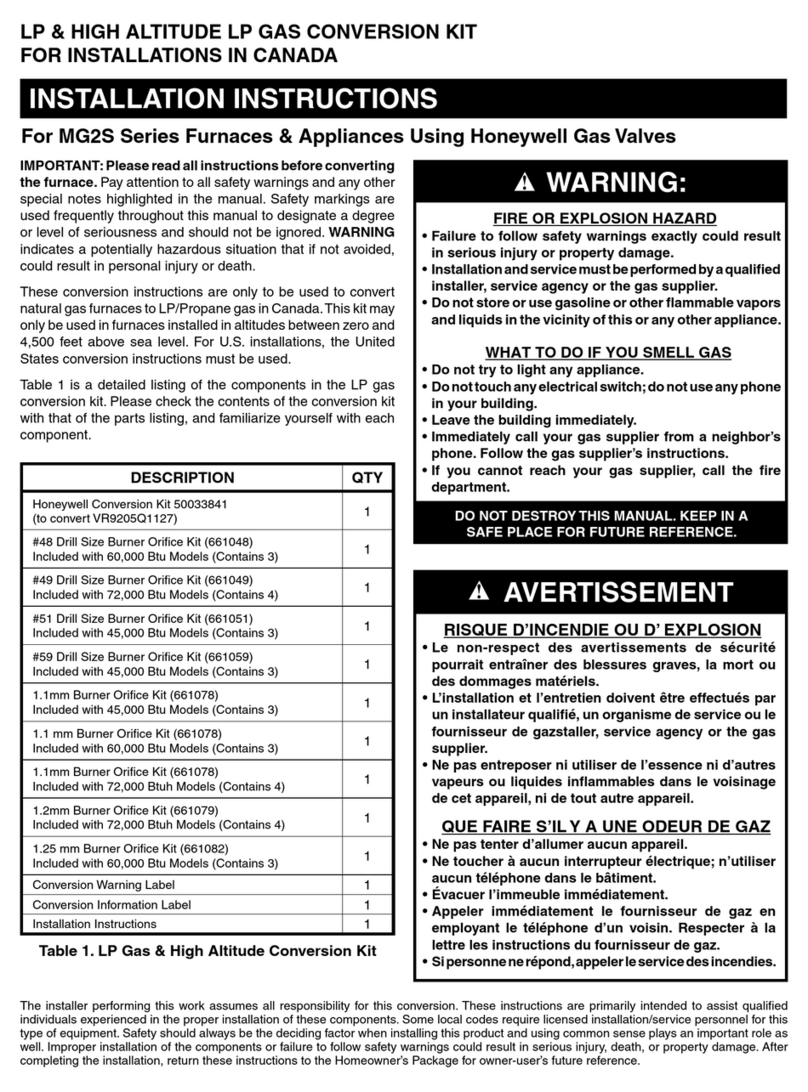 Nortek MG2S Series installation instructions