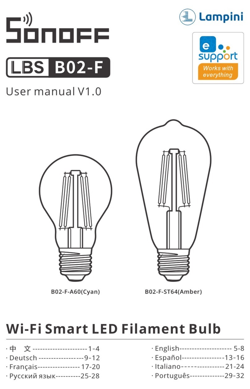Sonoff LBS B02-F User manual Sonoff LBS B02-F User manual