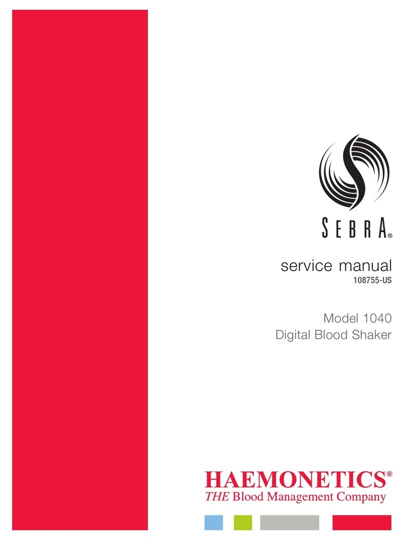 Haemonetics SEBRA 1040 Service manual Haemonetics SEBRA 1040 Service manual