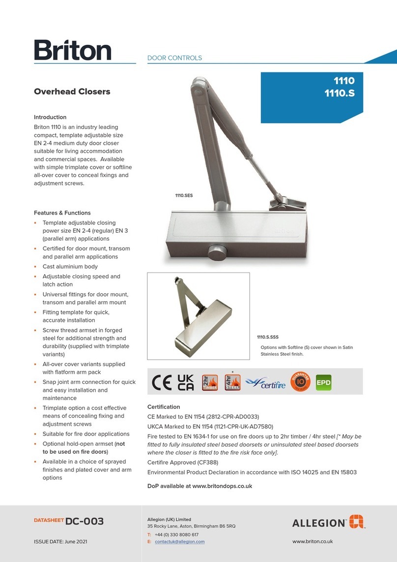Briton 1110 manual