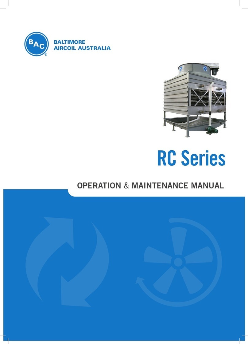 BAC RC Series Operation & maintenance manual