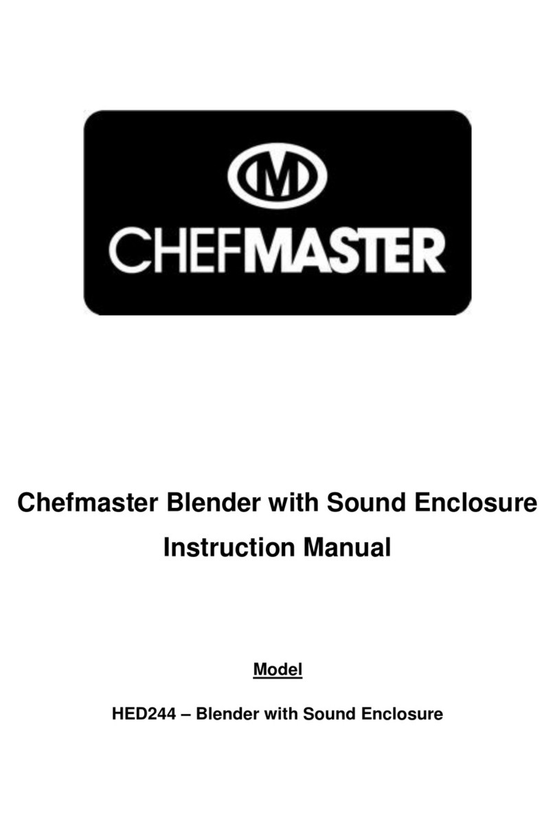 Chef-Master HED244 instruction manual