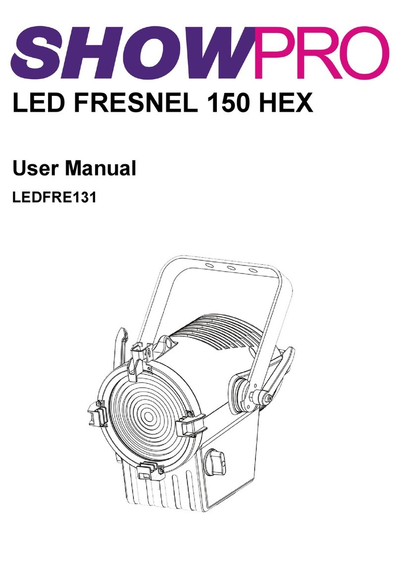 ShowPro LEDFRE131 user manual