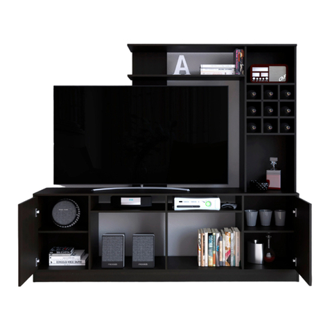 TUHOME Furniture KAVA ENTERTAINMENT CENTER Assembly instructions TUHOME Furniture KAVA ENTERTAINMENT CENTER Assembly instructions