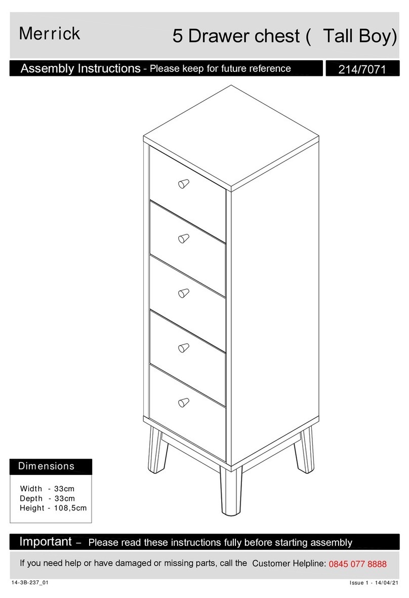 Argos Merrick 214/7071 Assembly instructions