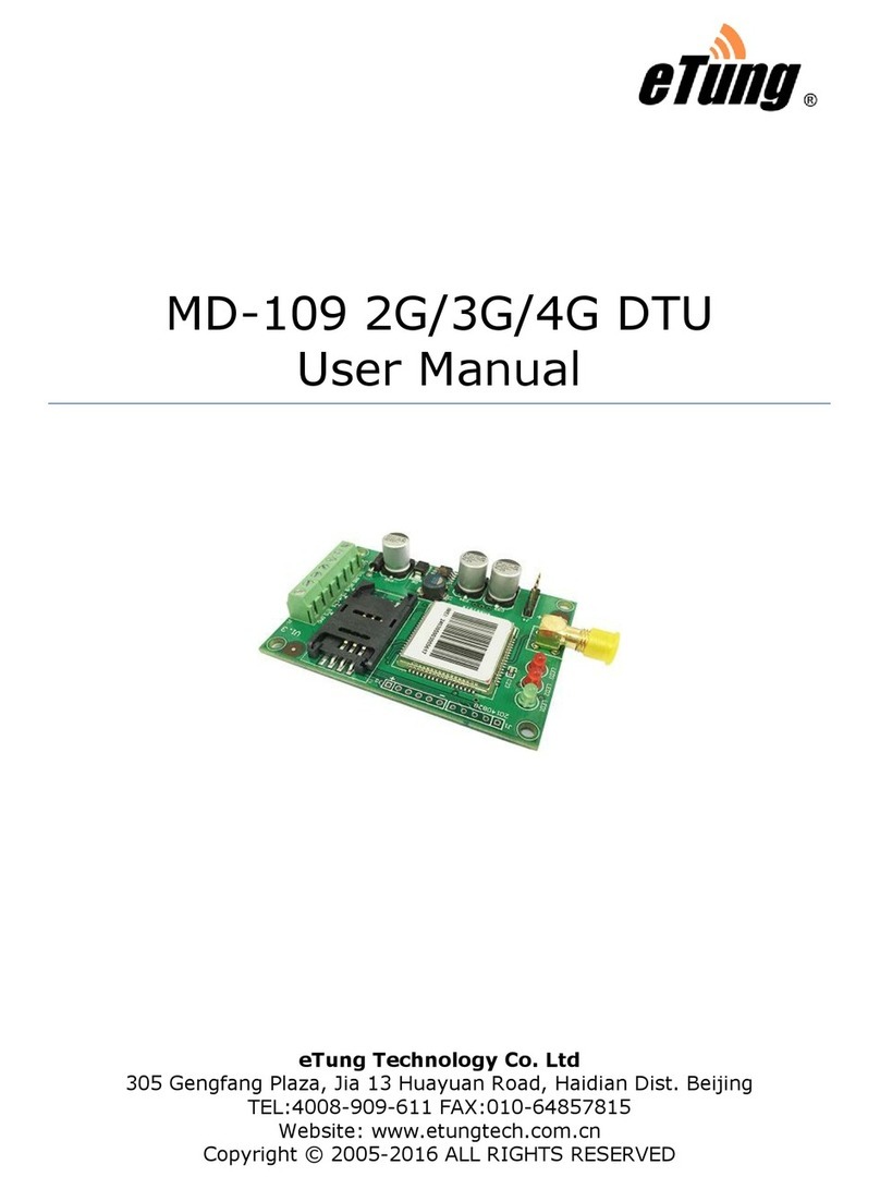 eTung MD-109 2G DTU user manual