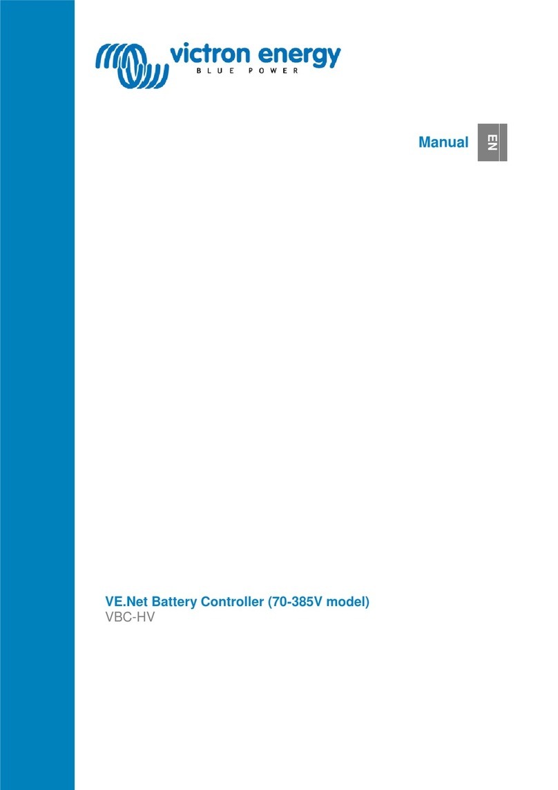 Victron energy VBC-HV User manual Victron energy VBC-HV User manual