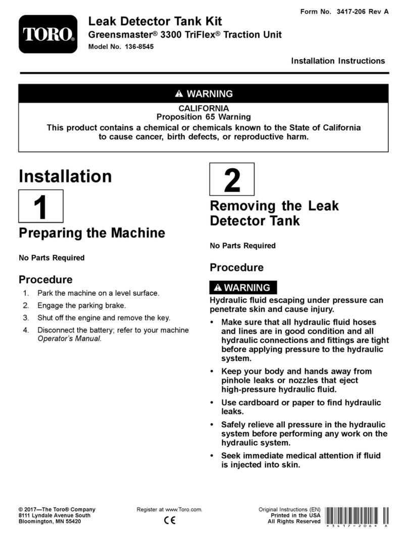 Toro 136-8545 User manual