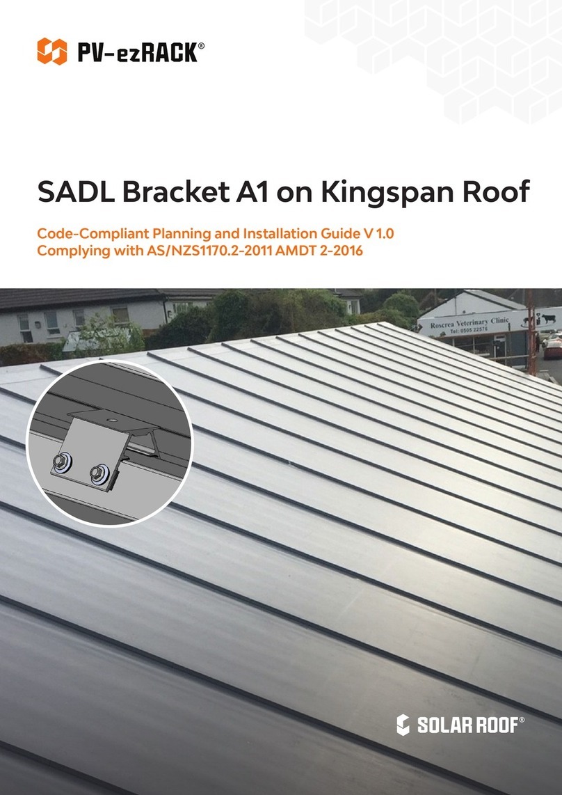 Clenergy PV-ezRack SolarRoof SADL Bracket A1 manual