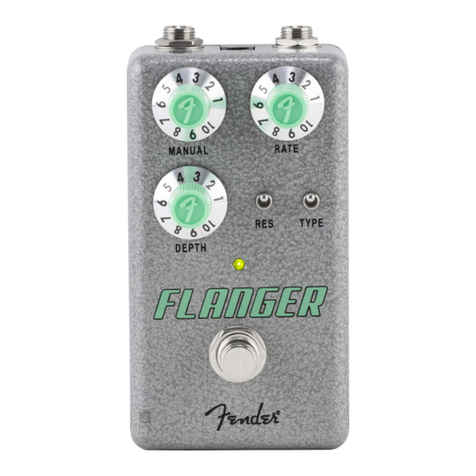 Fender HAMMERTONE FLANGER manual