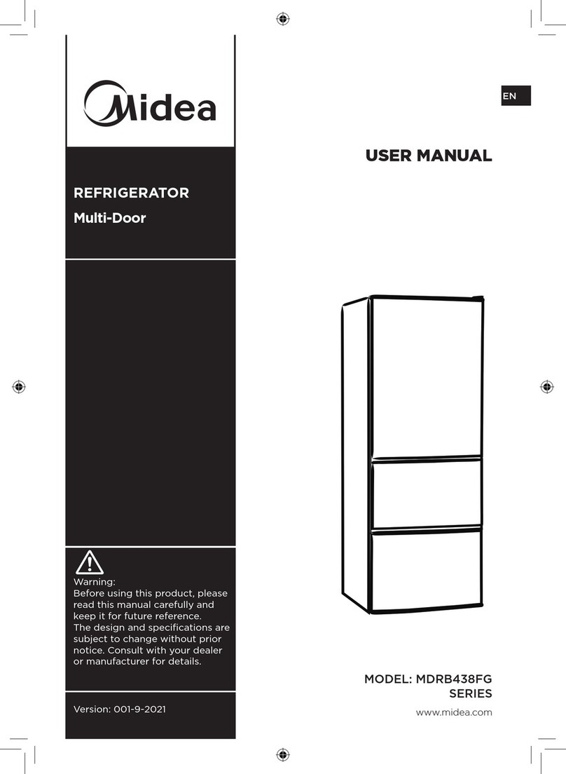 Midea MDRB438FG Series User manual