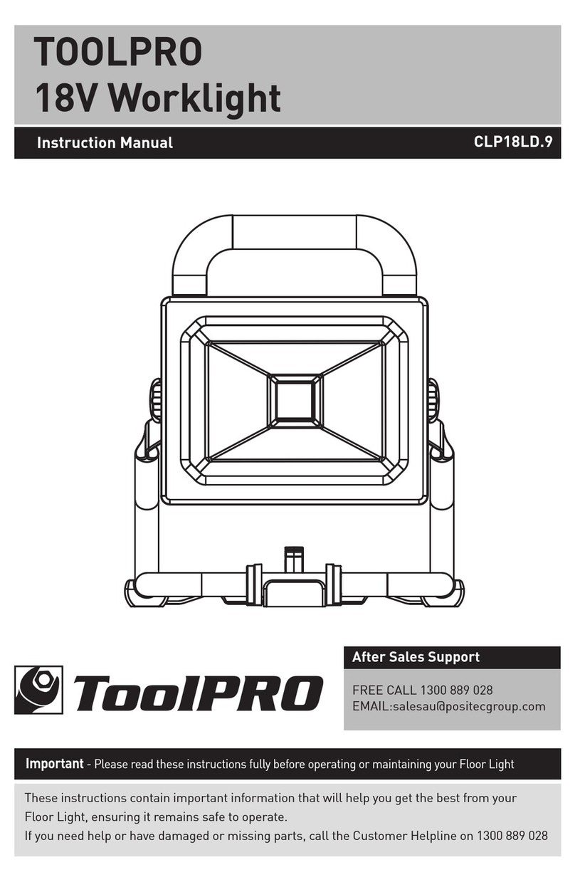 ToolPRO CLP18LD.9 instruction manual