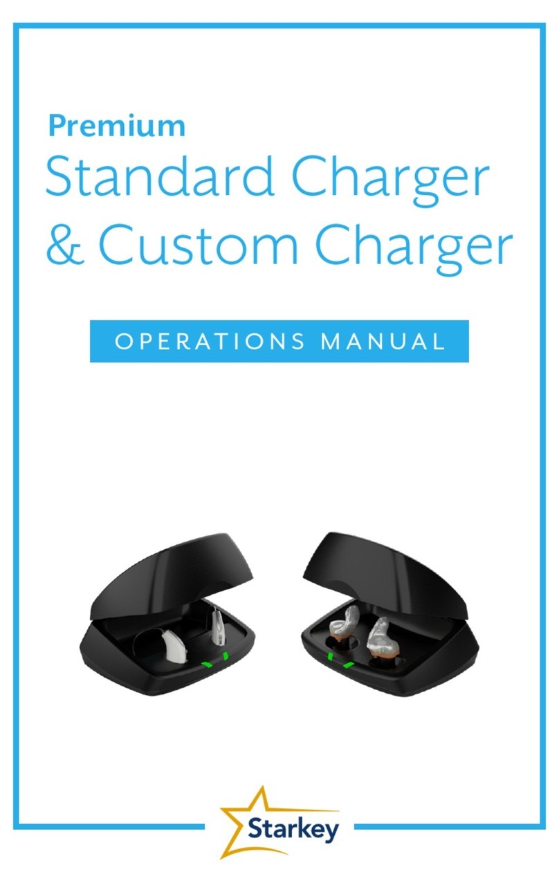 Starkey Hearing Technologies Premium Standard Charger User manual