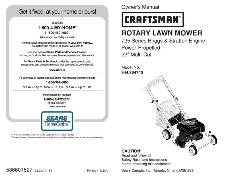 Craftsman 725 series User manual