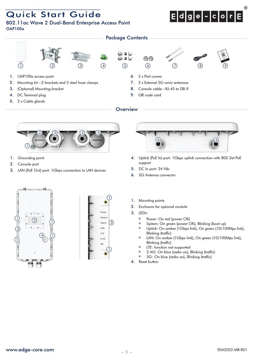 Edge-Core OAP100e User manual