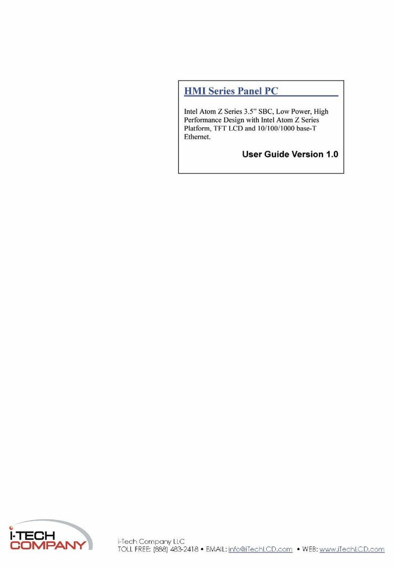 I-Tech HMI Series User manual